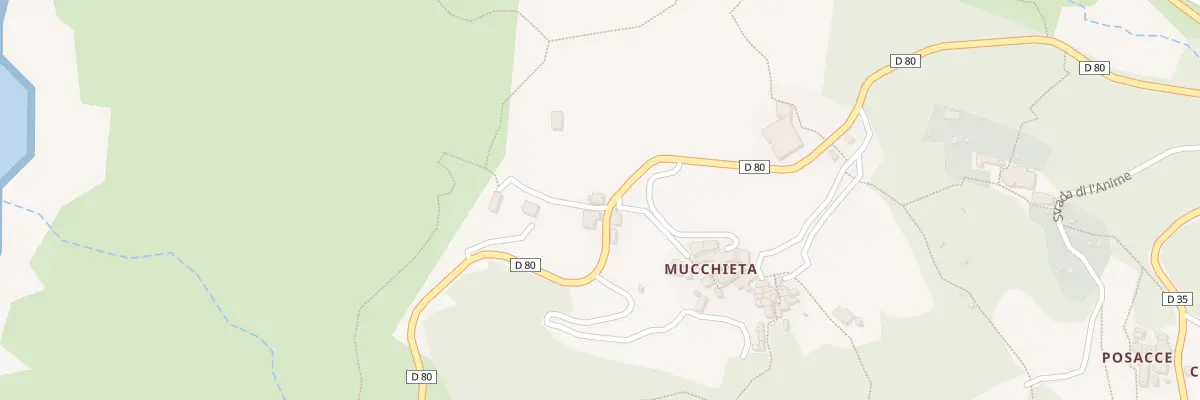Plan du 1830 Rte Strada San Colombano à Morsiglia