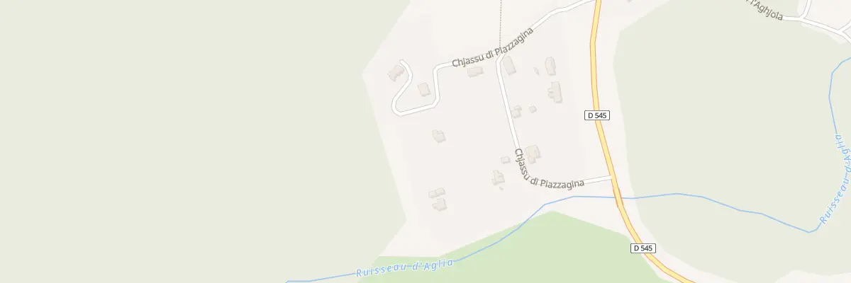 Plan du 5221 Piazzagine à Serra-di-Fiumorbo