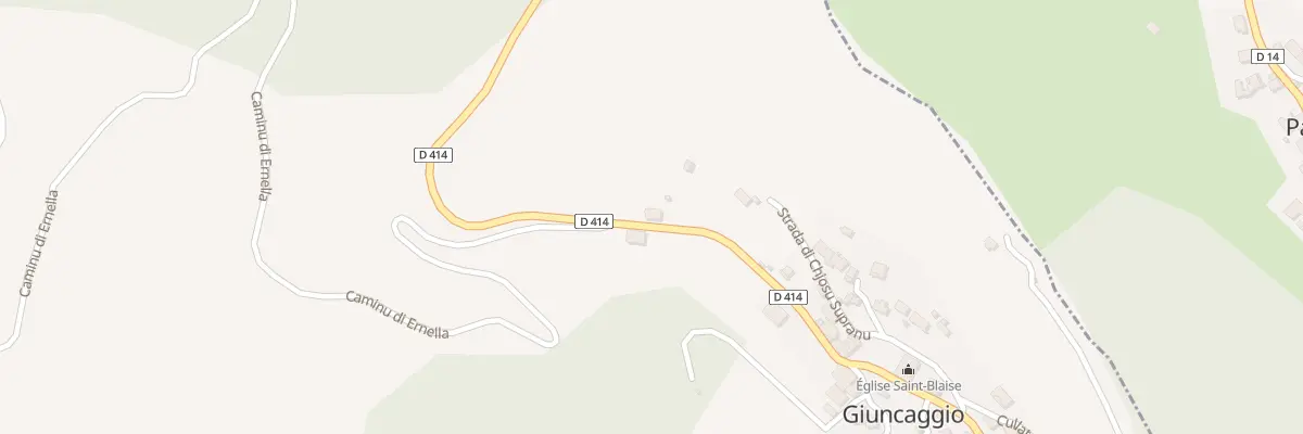 Plan du 5040 Chioso Rosso à Giuncaggio