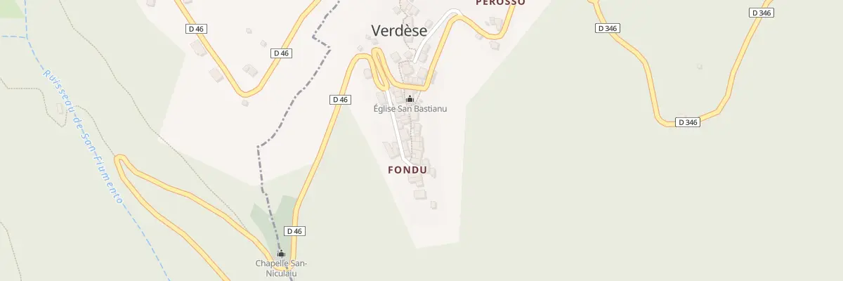 Plan du 54 Pl Piazza Brusgiata à Verdèse