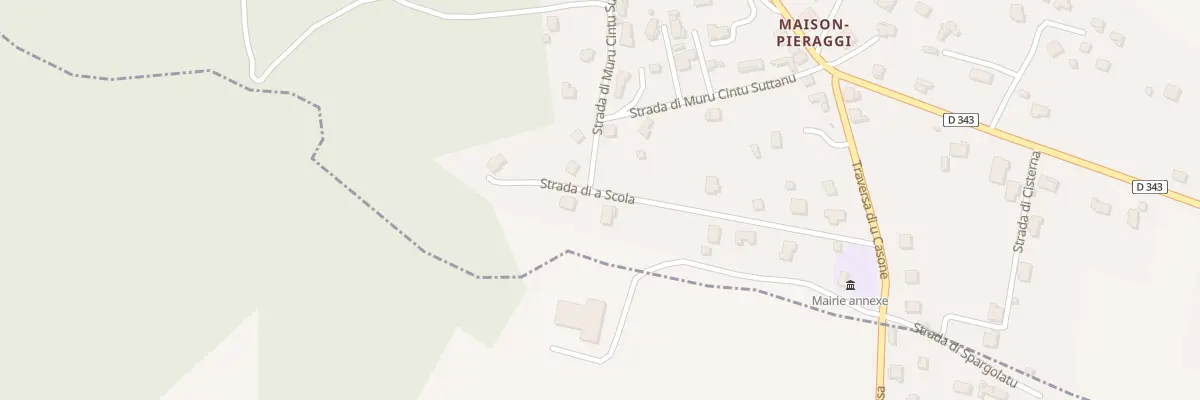 Plan du 5133A Casone Pieraggi à Pietroso