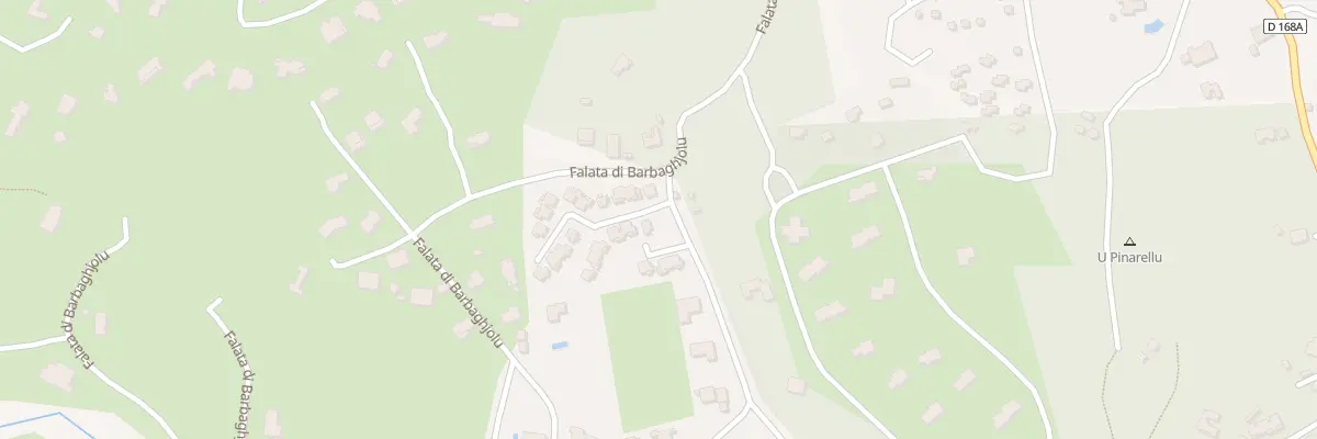 Plan du 5000 Res Les Hameaux de Pinarello à Zonza