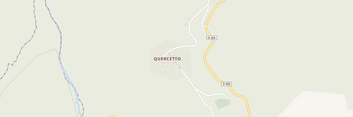 Plan du 5036 Querceto à Giocatojo