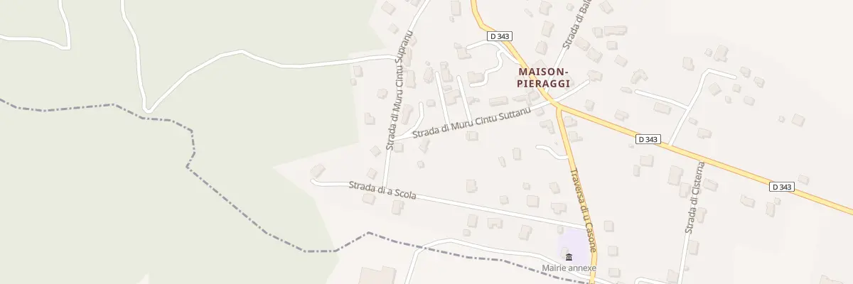Plan du 5130A Casone Pieraggi à Pietroso