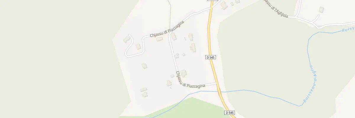 Plan du 200 Che Chjassu Di Piazzagina à Serra-di-Fiumorbo