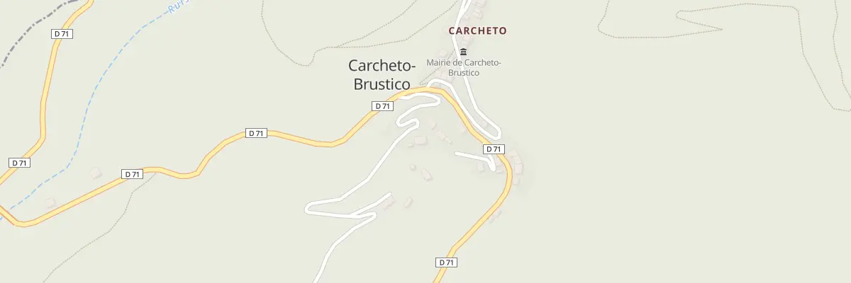 Plan du 5060 Poggiale à Carcheto-Brustico
