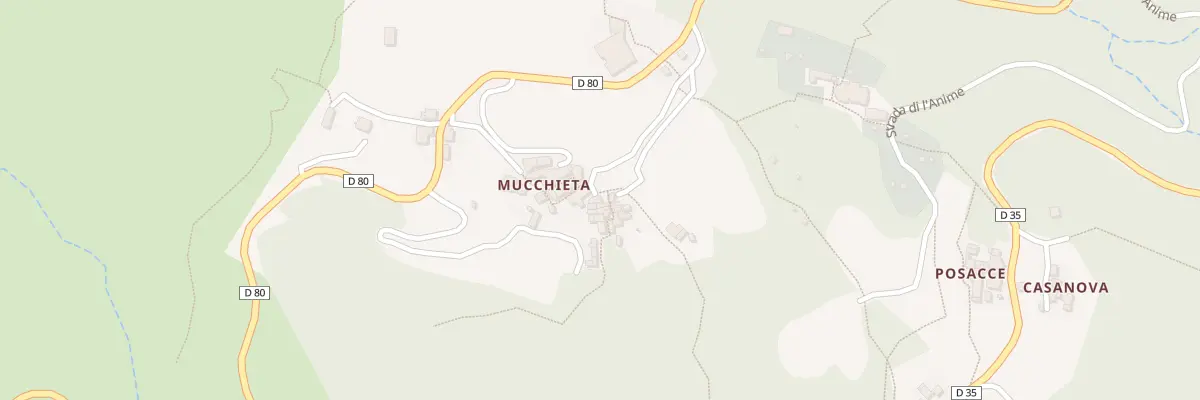 Plan du 5126 Mucchieto à Morsiglia