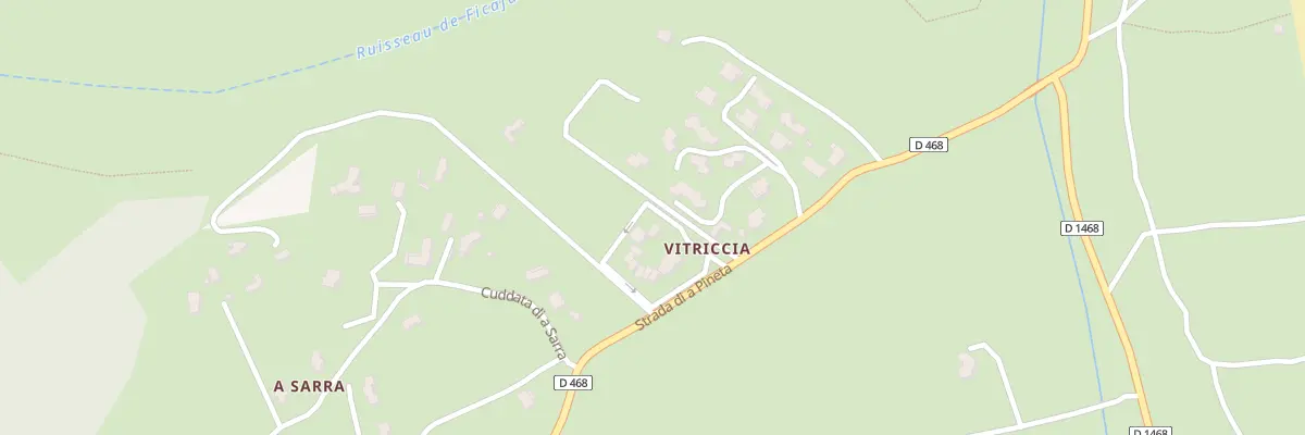 Plan du 6194 Vitriccia à Zonza
