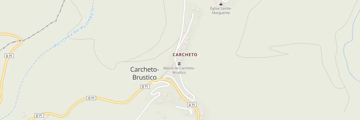 Plan du 5044 Carcheto à Carcheto-Brustico