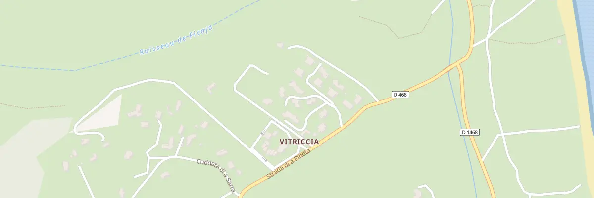 Plan du 5687 Vitriccia à Zonza