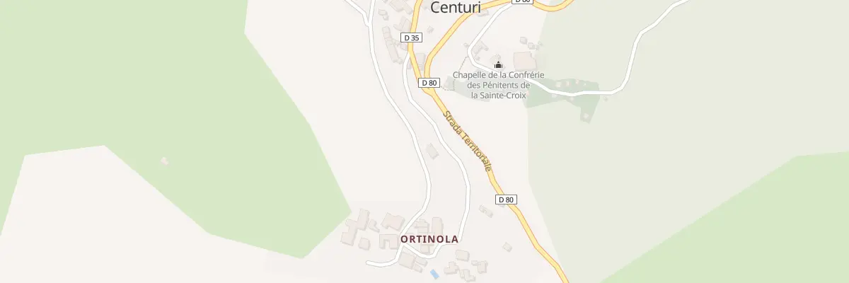 Plan du 1 Rue Ortinola à Centuri