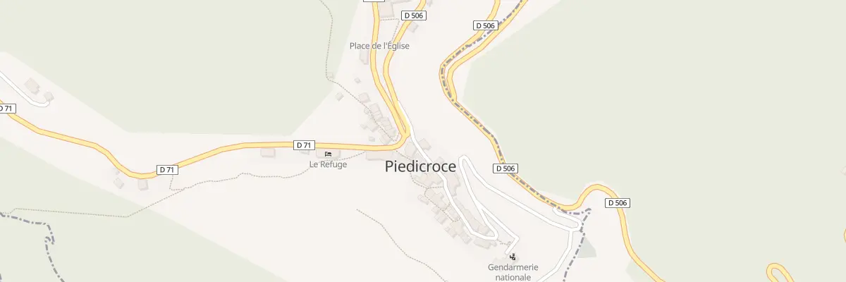 Plan du 5034 Piedicroce à Carpineto