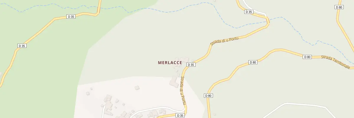 Plan du 5275 Merlacce à Centuri