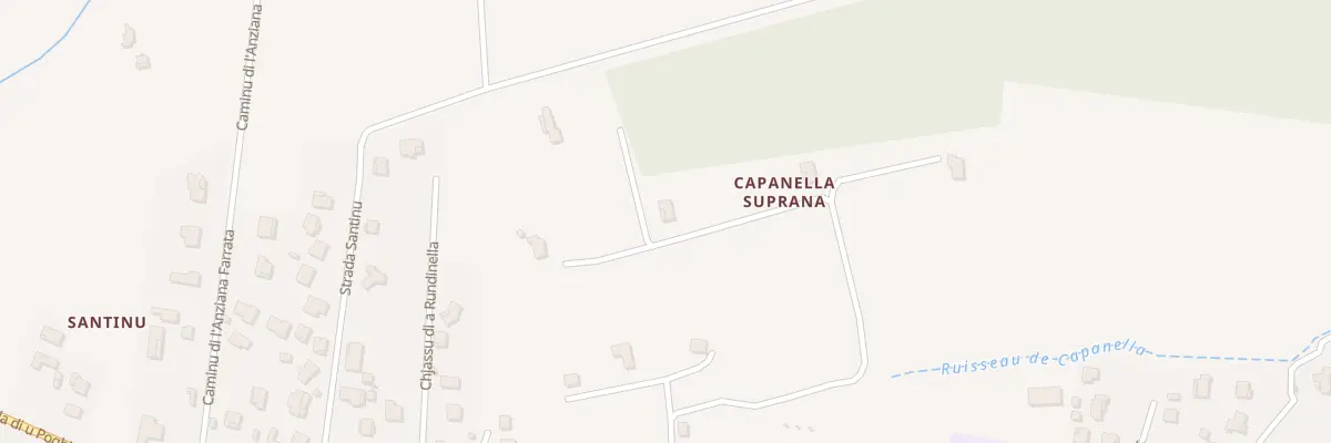 Plan du 2347 Capanella à Prunelli-di-Fiumorbo