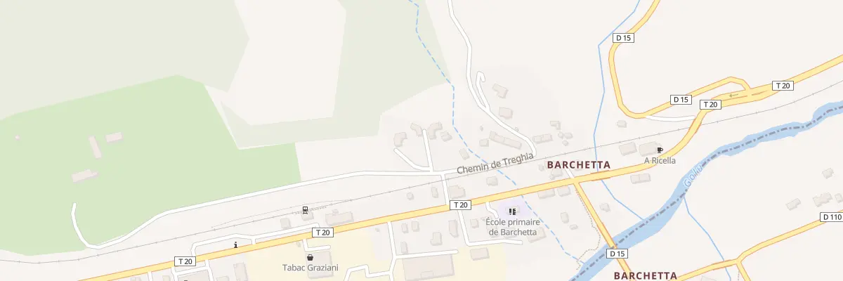 Plan du 574 Barchetta à Volpajola