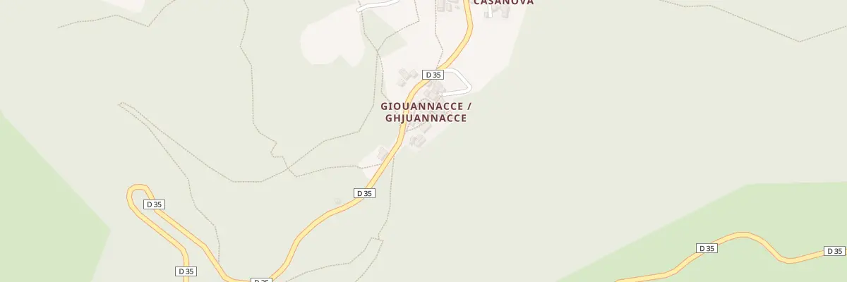 Plan du 331 Giovanacce à Morsiglia