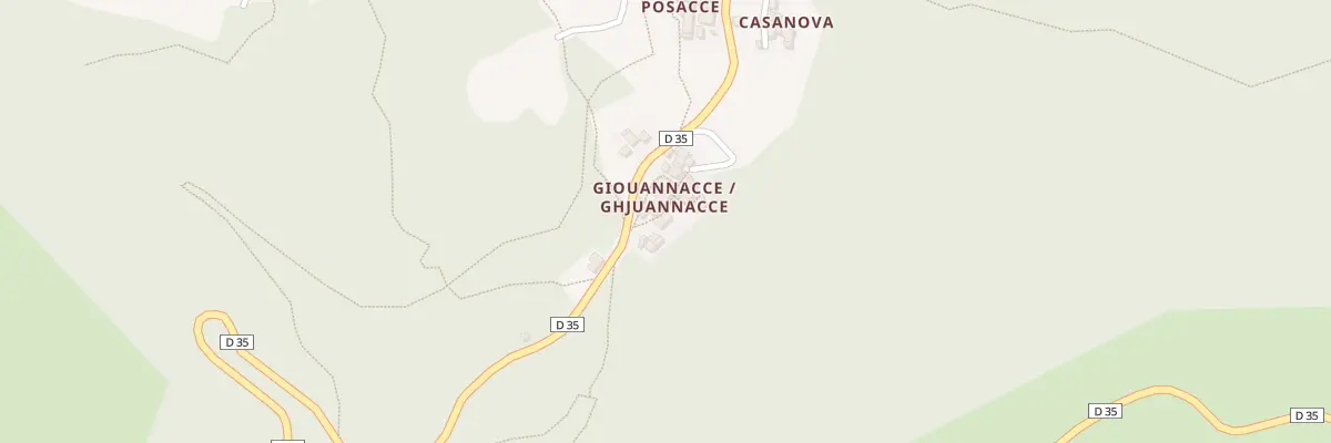 Plan du 5040 Giovanacce à Morsiglia