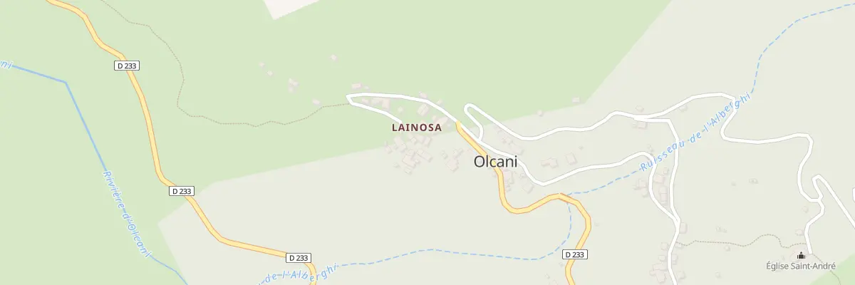 Plan du 41 Qua Lainosa à Olcani