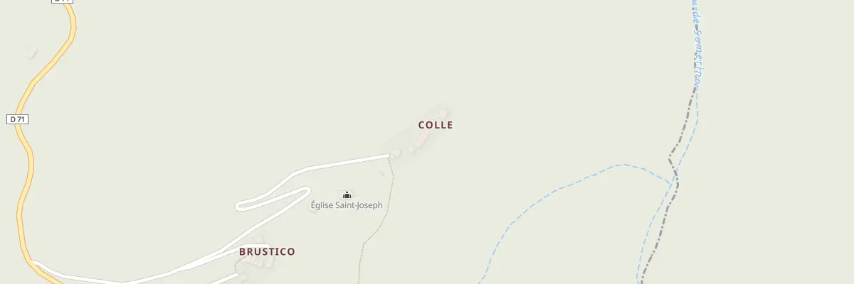 Plan du 5016 Colle à Carcheto-Brustico