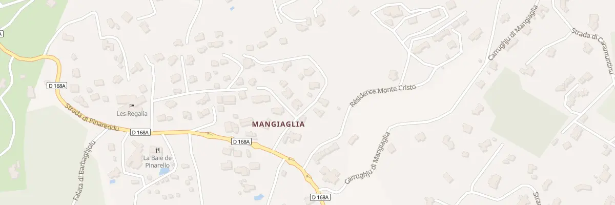 Plan du 5 Mangiaglia à Zonza