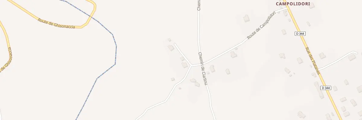 Plan du 305 Rte de Pratello à Ghisonaccia