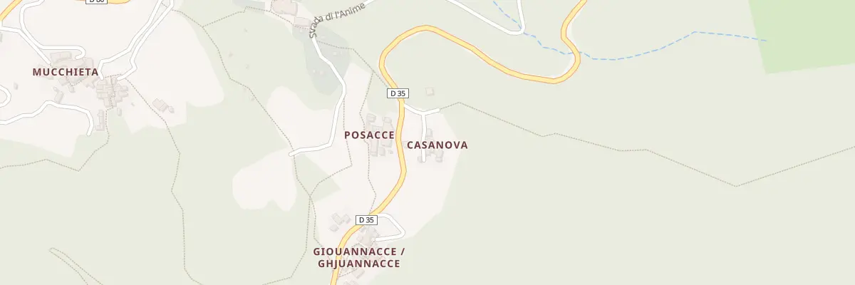 Plan du 5151 Casanova à Morsiglia