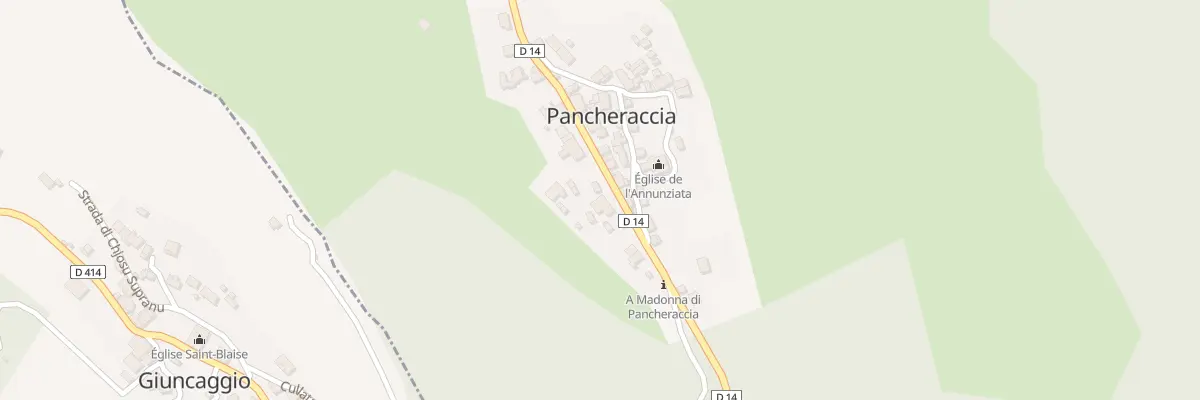 Plan du 5039 Village à Pancheraccia