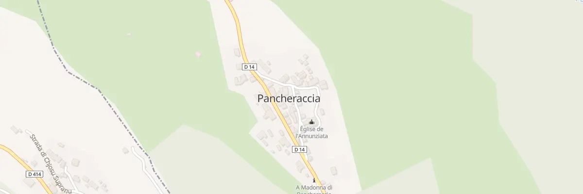 Plan du 5023 Village à Pancheraccia