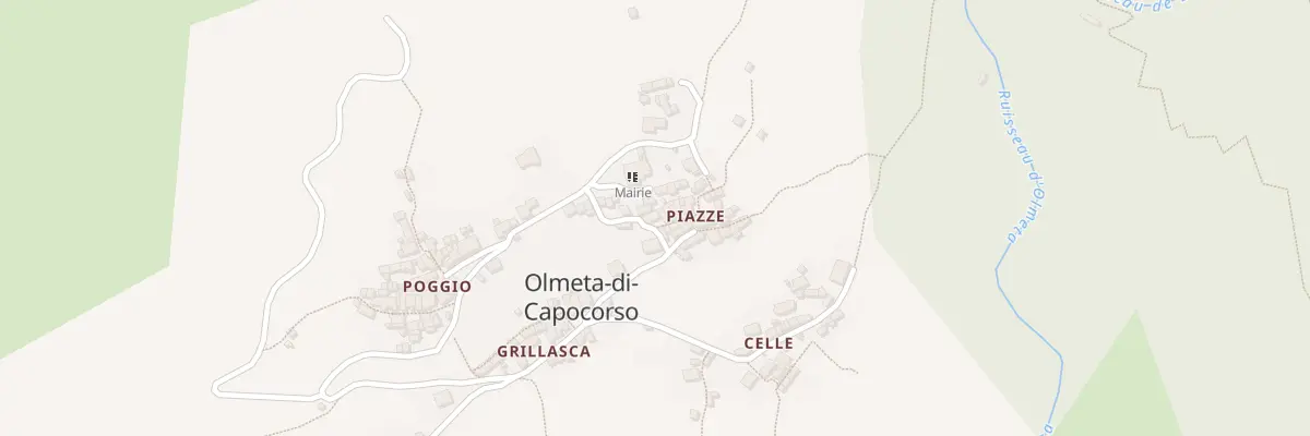 Plan du 129 Qua Piazze à Olmeta-di-Capocorso