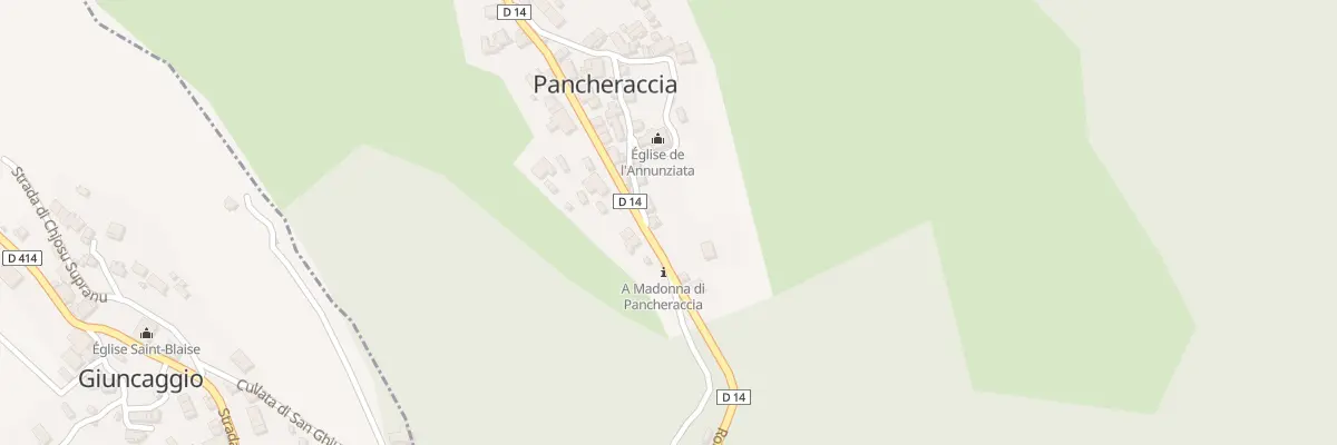 Plan du 5105 Casanova à Pancheraccia