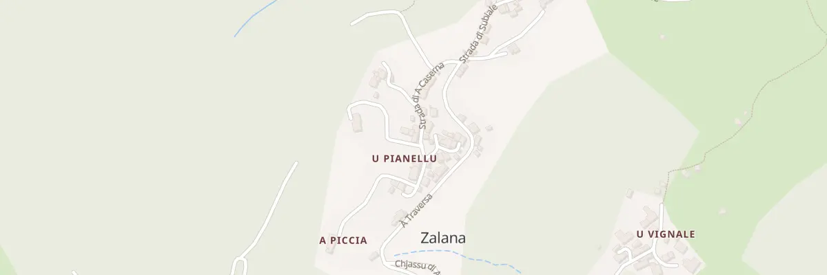 Plan du 5112 Pianello à Zalana