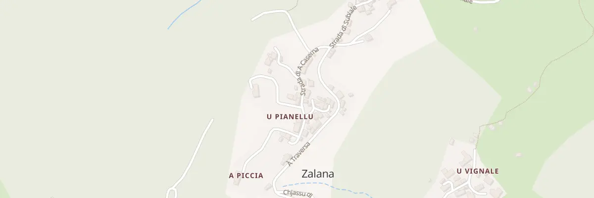 Plan du 5311 Pianello à Zalana