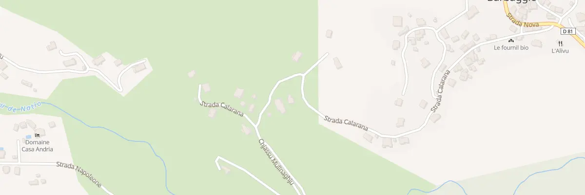 Plan du 5108 Chioselle à Barbaggio