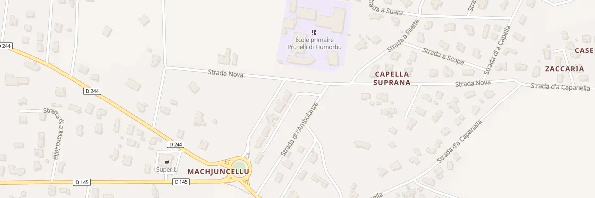 Plan de Res E Casette à Prunelli-di-Fiumorbo