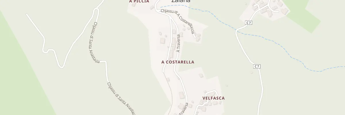 Plan du 5045 Costarella à Zalana