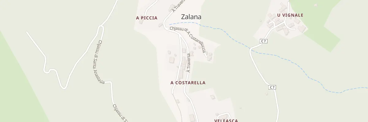 Plan du 647 A Traversa à Zalana