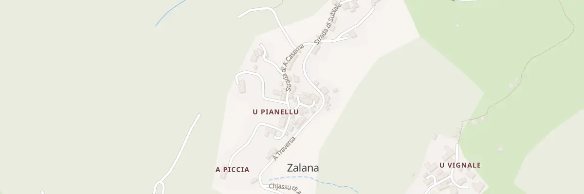 Plan du 5074 Pianello à Zalana