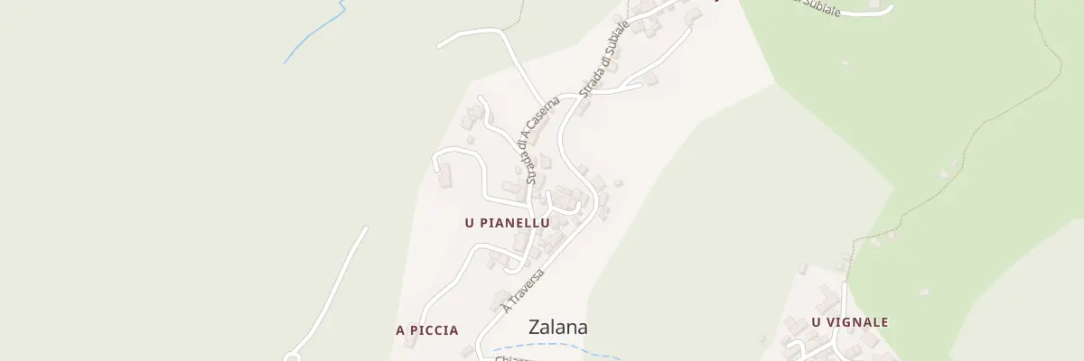 Plan du 5073 Pianello à Zalana