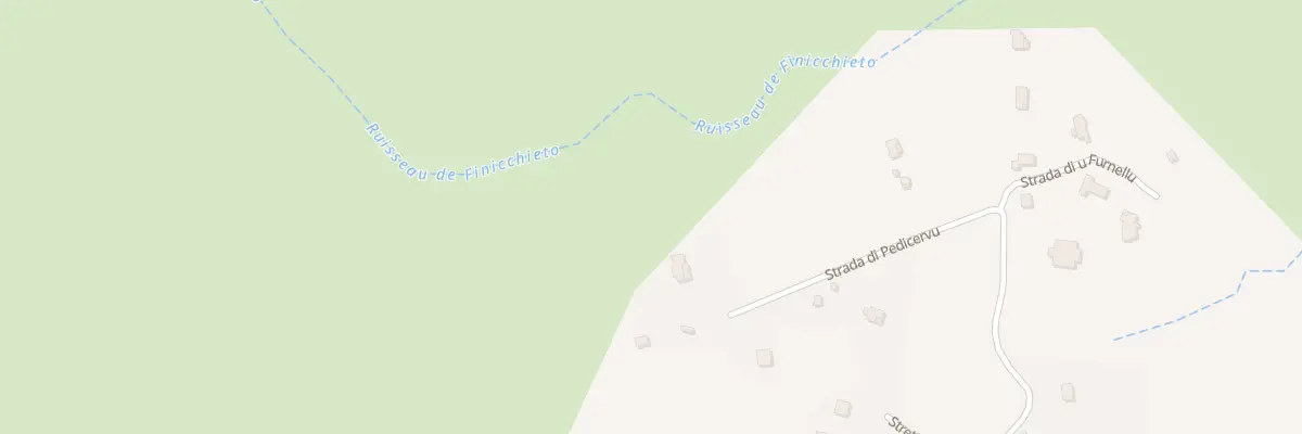Plan du 5584 Piedi Cervo à Ventiseri