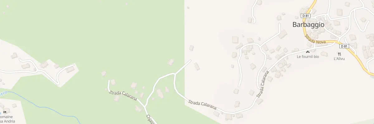 Plan du 5099 Pian Del Casale à Barbaggio