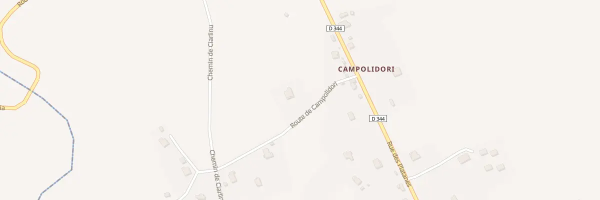 Plan du 116 Rte de Campolidori à Ghisonaccia