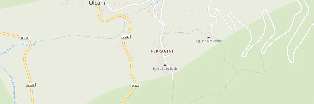 Plan du 5010 Ferragine à Olcani