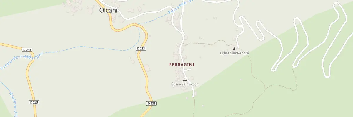 Plan du 5009 Ferragine à Olcani