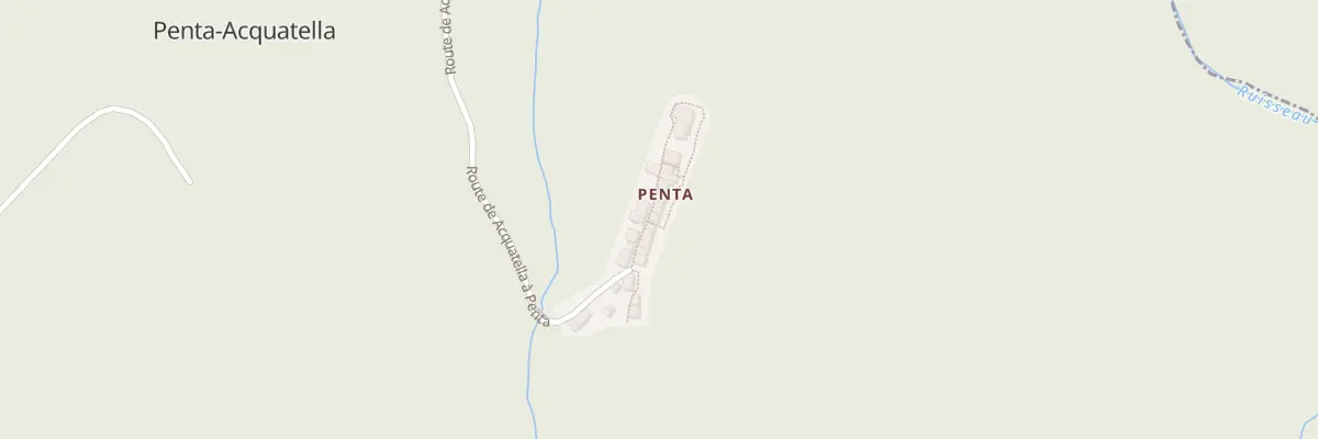 Plan du 33 Penta-Acquatella à Penta-Acquatella