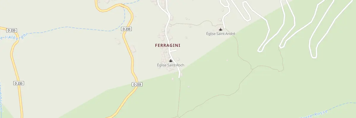 Plan du 130 Qua Ferragine à Olcani