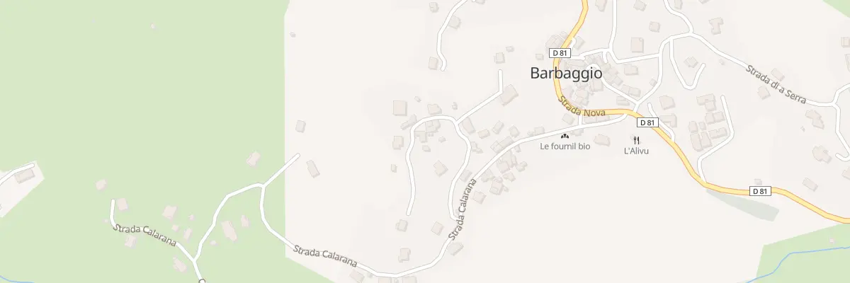 Plan du 5048 Gorgaccia à Barbaggio