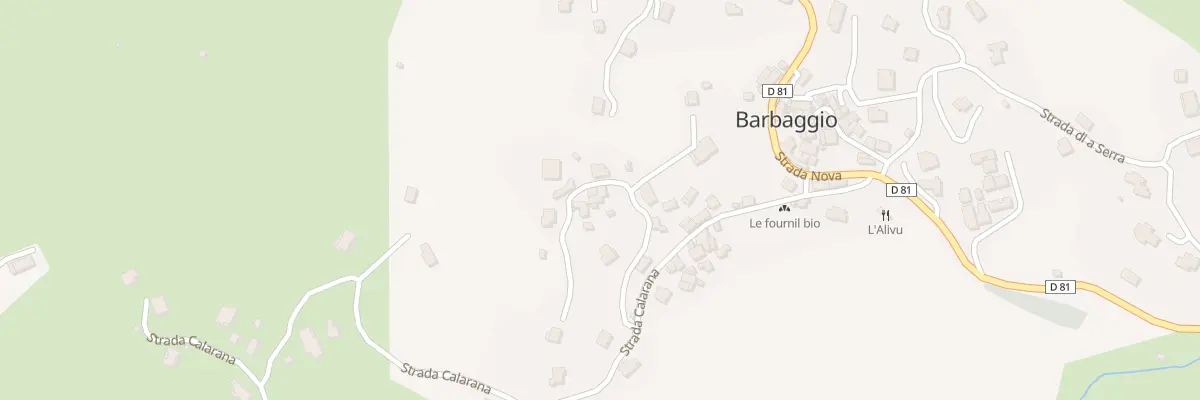 Plan du 5049 Gorgaccia à Barbaggio