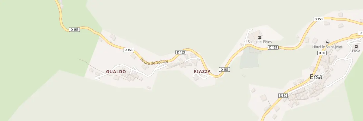 Plan du 5054 Piazza à Ersa