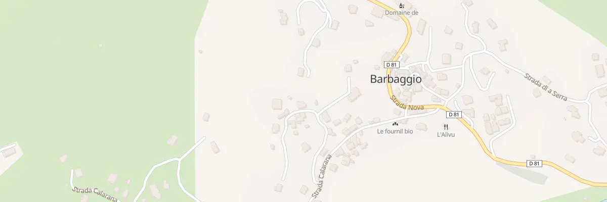 Plan du 5065 Gorgaccia à Barbaggio