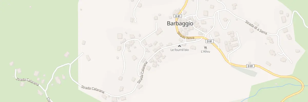 Plan du 468A Curtalina à Barbaggio